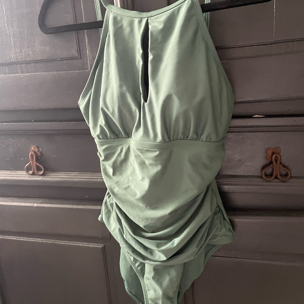 Ellen Tracy Green swimsuit